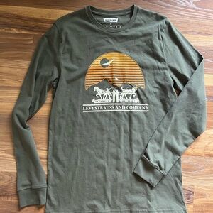 Levi's Olive Green Long Sleeve Shirt